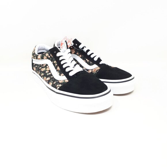 Vans Old Skool Rose Dreams Black White Skate Authentic Shoe Sneaker Womens 6 US - Picture 4 of 12